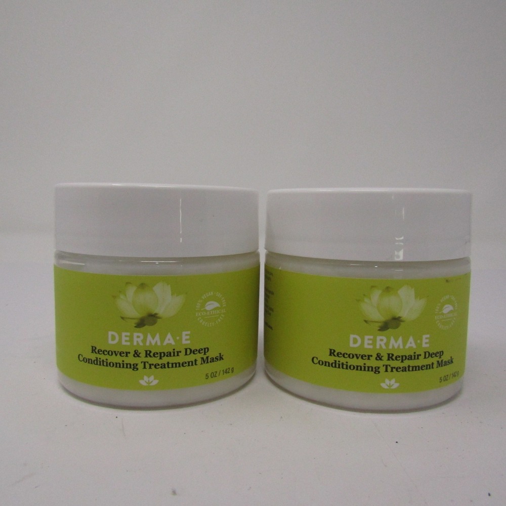 DERMA E Recover & Repair Deep Conditioning Treatment Mask - 5 oz Lot of 2
